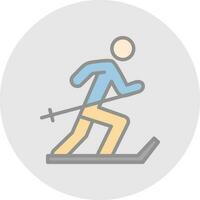 Ski Vector Icon Design