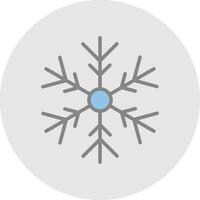 Snowflake Vector Icon Design