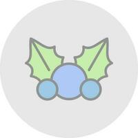 Mistletoe Vector Icon Design