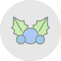 Mistletoe Vector Icon Design