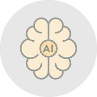 Brain Vector Icon Design