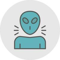 Alien Vector Icon Design