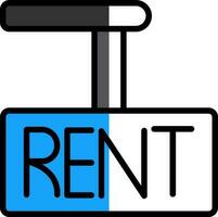 Rent Vector Icon Design