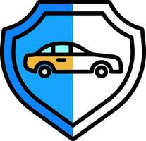 Car insurance Vector Icon Design