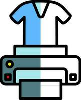 Dtg printer Vector Icon Design