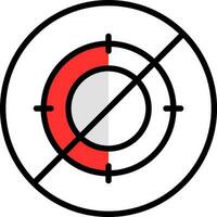 No hunt Vector Icon Design