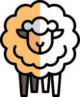 Sheep Vector Icon Design