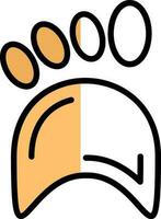 Paw Vector Icon Design