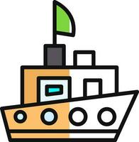 Ship Vector Icon Design