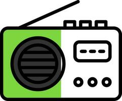 diseño de icono de vector de radio