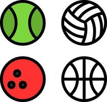 Balls Vector Icon Design