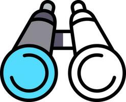 Binoculars Vector Icon Design