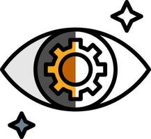 diseño de icono de vector de ojo