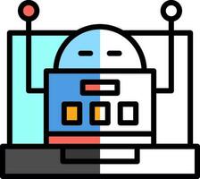 Robot Vector Icon Design