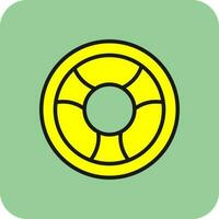 Steering wheel Vector Icon Design