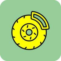 Brake disc Vector Icon Design