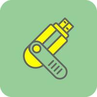 Flash drive Vector Icon Design