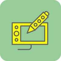 Drawing tablet Vector Icon Design