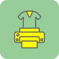 Dtg printer Vector Icon Design