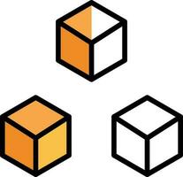 Cube Vector Icon Design