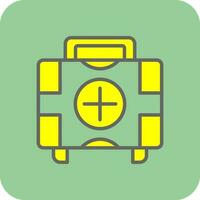 First aid kit Vector Icon Design