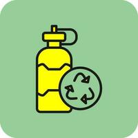 Reusable bottle Vector Icon Design