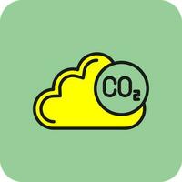 diseño de icono de vector de co2