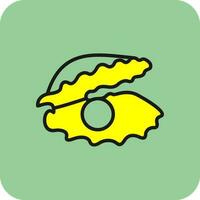 Oyster Vector Icon Design