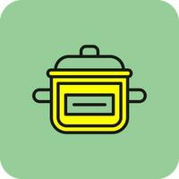 Hot pot Vector Icon Design