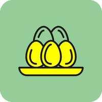 Eggs Vector Icon Design