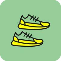 diseño de icono de vector de zapatillas