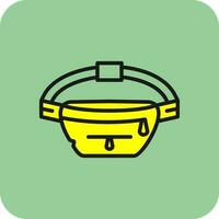 Belt pouch Vector Icon Design