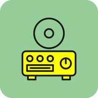 CD player Vector Icon Design