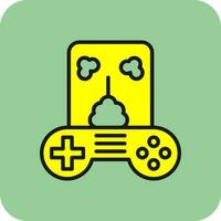 diseño de icono de vector de videojuego