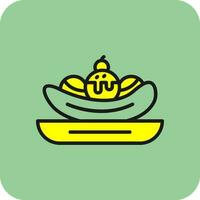 Banana split Vector Icon Design