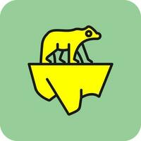 Polar bear Vector Icon Design