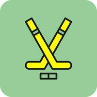 diseño de icono de vector de hockey