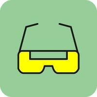 Goggles Vector Icon Design