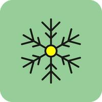 Snowflake Vector Icon Design