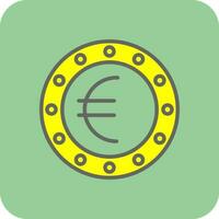 diseño de icono de vector de euro