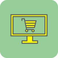 diseño de icono de vector de compras