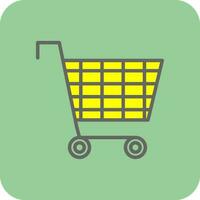 Trolley Vector Icon Design