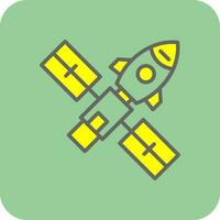 Space station Vector Icon Design