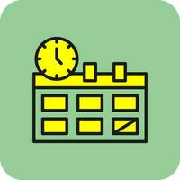 Schedule Vector Icon Design