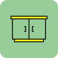 Cabinet Vector Icon Design