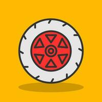 Wheels Vector Icon Design