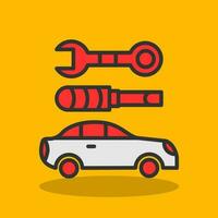 Car maintenance Vector Icon Design