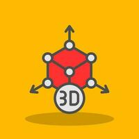 3d modeling Vector Icon Design