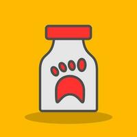 Pet food Vector Icon Design