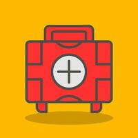 First aid kit Vector Icon Design